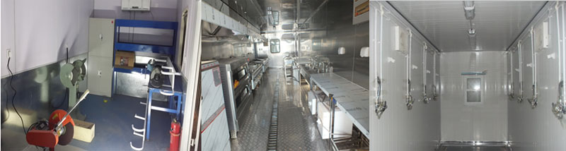 野營房車間、廚房、浴室