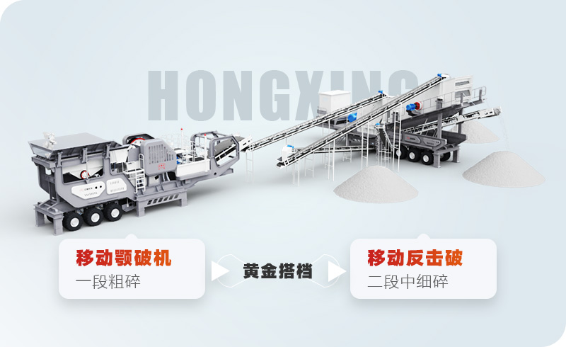 靈活現(xiàn)場，可自由專場的巖石移動破碎站全圖