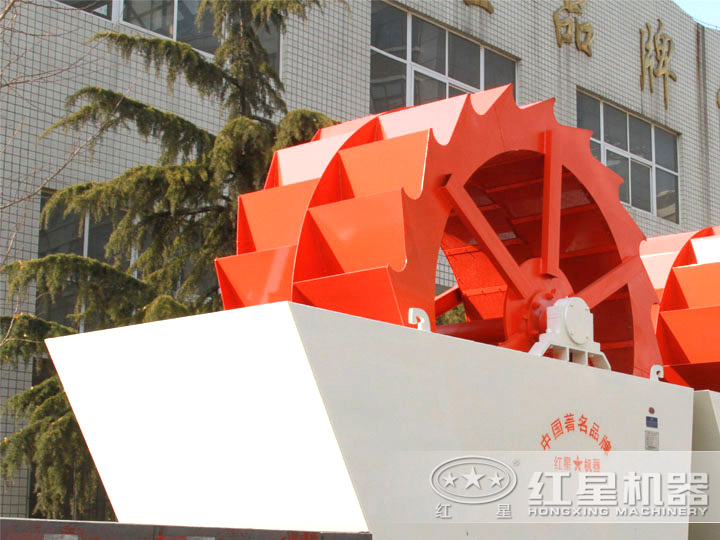 雙輪輪斗式洗砂機(jī)，產(chǎn)量50-100t/h