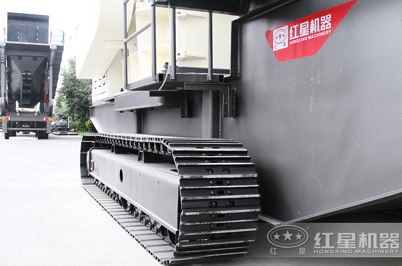 可移動建筑工地垃圾粉碎機，履帶液壓驅(qū)動
