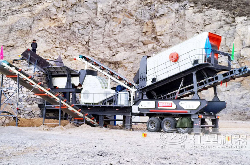 重錘式移動制砂機一次成型，處理能力50-550t/h