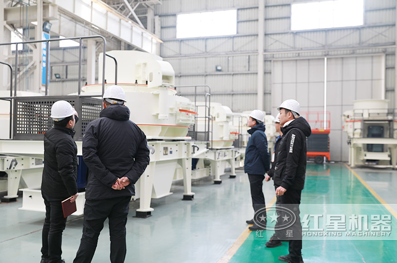 用戶到場參觀，真實(shí)感受制砂效果
