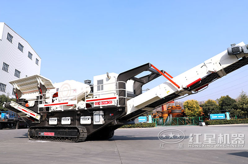 履帶式車載鄂破機(jī)，時(shí)產(chǎn)50噸現(xiàn)貨